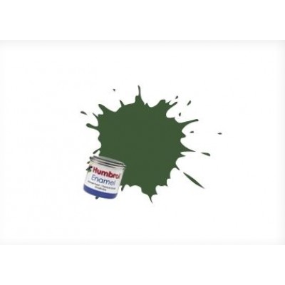 163 DARK GREEN - Satin - 14ml Enamel Paint - HUMBROL